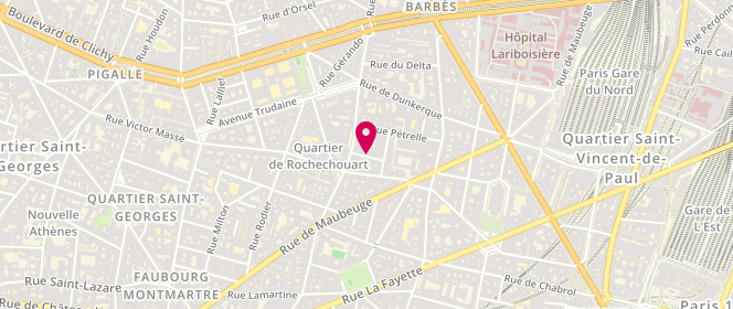 Plan de VAN ROOIJ Andreas, 8 Bis Rue Thimonnier, 75009 Paris