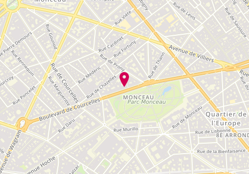 Plan de MOUTOT Maurice, 68 Boulevard de Courcelles, 75017 Paris