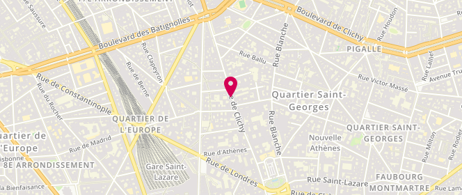 Plan de MADEUF Pascal, 45 Rue de Clichy, 75009 Paris