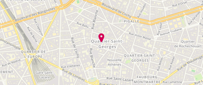 Plan de GUEDJ Pierre, 7 Rue Henner, 75009 Paris