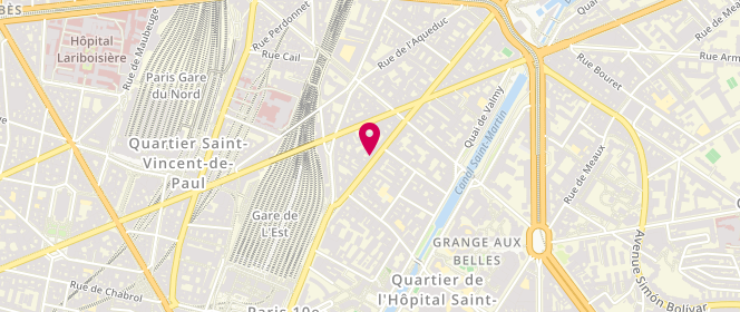 Plan de RAZAVET Ariane, 205 Rue du Faubourg Saint Martin, 75010 Paris