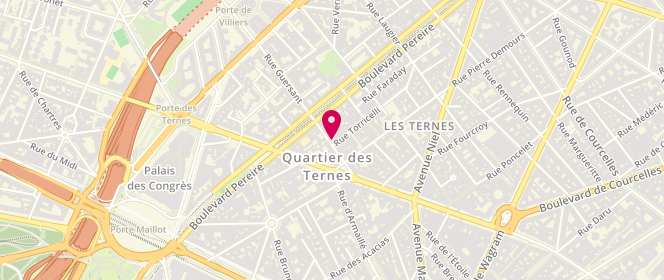 Plan de ATANASIU-DOMANOVSCHI Sandrine, 12 Rue Guersant, 75017 Paris