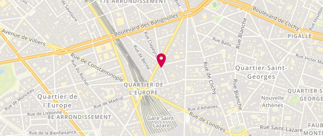 Plan de HOUFANI Malik, 13 Rue de Turin, 75008 Paris
