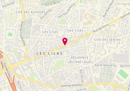 Plan de GARBARG-CHENON Laurence, 138 Rue de Paris, 93260 Les Lilas