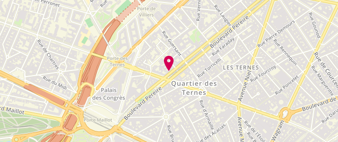 Plan de SAOULI Nazym, 206 Boulevard Pereire, 75017 Paris