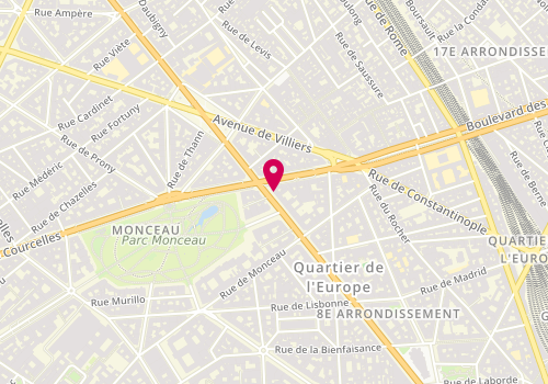 Plan de PANIZZA Didier, 92 Boulevard Malesherbes, 75008 Paris
