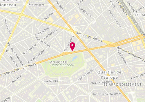 Plan de LANDOWSKI Philippe, 40 Boulevard de Courcelles, 75017 Paris