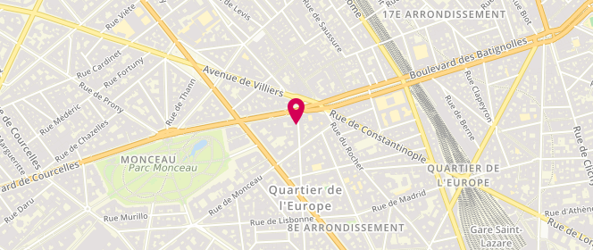 Plan de PEREZ Georges, 103 Rue de Miromesnil, 75008 Paris