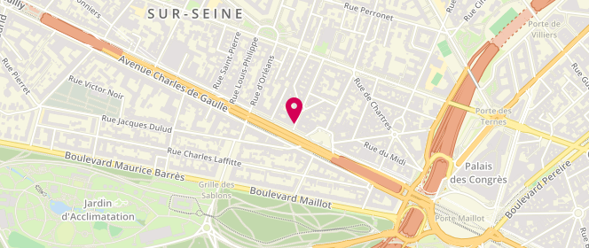 Plan de BENOIT Monia, 1 Rue Berteaux Dumas, 92200 Neuilly-sur-Seine