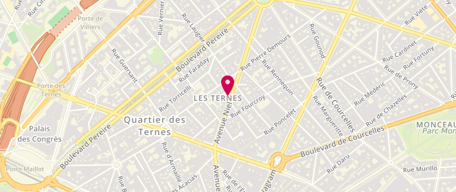 Plan de DJIAN Patrick, 23 Avenue Niel, 75017 Paris