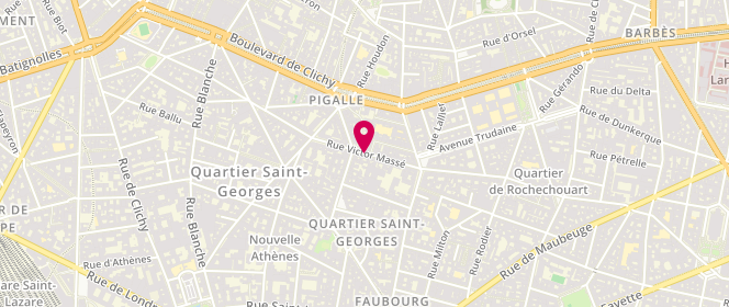 Plan de HOEGY Jean Charles, 21 Bis Rue Victor Masse, 75009 Paris