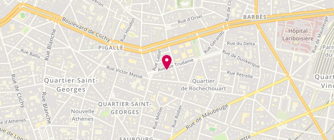 Plan de GUILLEMAIN Camille, 41 Avenue Trudaine, 75009 Paris