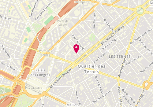 Plan de MONTGERMONT Sophie, 7 Rue des Ternes, 75017 Paris