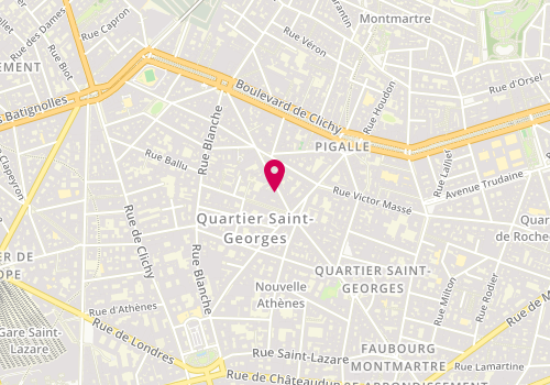 Plan de RIVET Claire, 7 Rue Pierre Fontaine, 75009 Paris