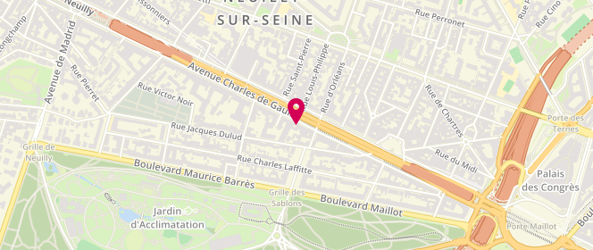 Plan de BEGES-NOTARANTONIO Catherine, 105 Avenue Charles de Gaulle, 92200 Neuilly-sur-Seine