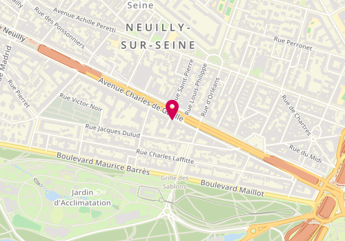 Plan de GARRIGUE Jean Paul, 109 Avenue Charles de Gaulle, 92200 Neuilly-sur-Seine