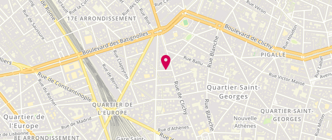 Plan de PIERI Jacques, 6 Rue de Parme, 75009 Paris