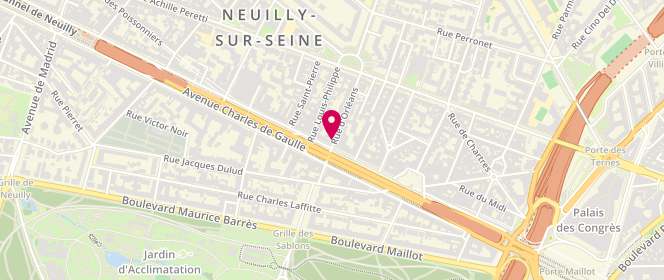 Plan de GROSJEAN Guillaume, 11 Rue d'Orleans, 92200 Neuilly-sur-Seine