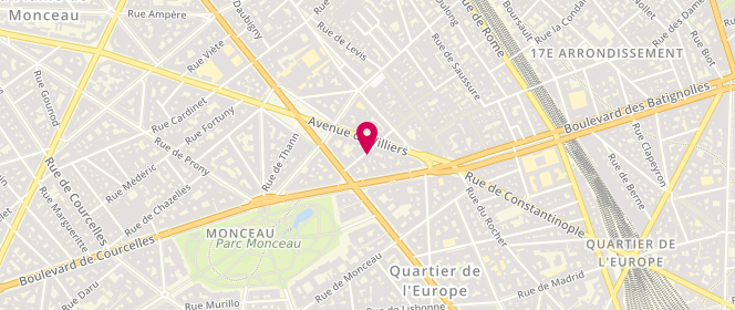Plan de MEKKI Dhia, 8 Bis Rue de la Terrasse, 75017 Paris