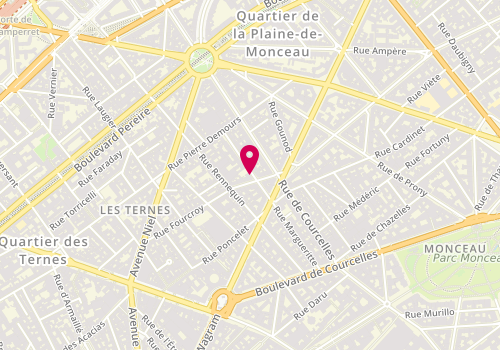 Plan de HADDAD Albert, 7 Rue Théodore de Banville, 75017 Paris
