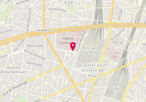 Plan de GUILLAUMET Gonzague, 2 Rue Ambroise Pare, 75010 Paris