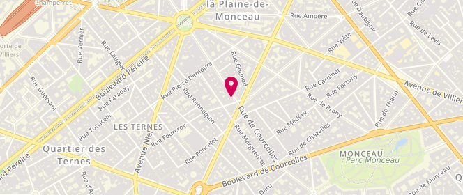 Plan de KADOUCH Benjamin, 105 Rue de Courcelles, 75017 Paris