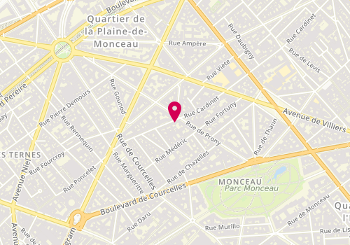 Plan de SEBAOUN Joëlle, 32 Rue Cardinet, 75017 Paris