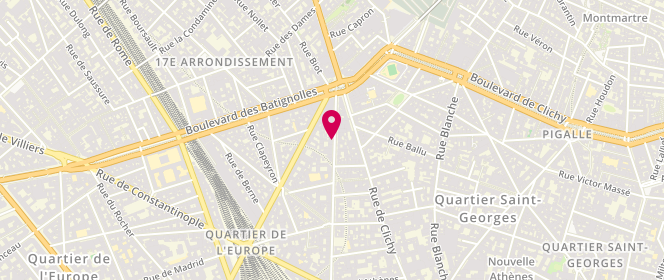 Plan de MENARD Agnès, 81 Rue d'Amsterdam, 75008 Paris