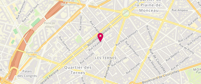 Plan de CHEDRU François, 16 Rue Faraday, 75017 Paris