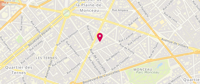Plan de BERN Rebecca, 95 Rue Jouffroy d'Abbans, 75017 Paris