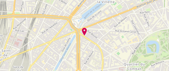Plan de ANGEL Sylvie, 9 Avenue Secrétan, 75019 Paris