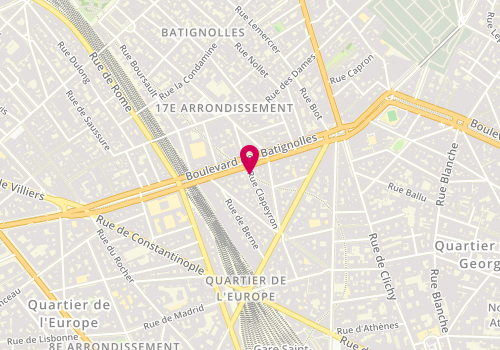 Plan de GUYOT DE LA HARDROUYERE Dominique, 23 Rue Clapeyron, 75008 Paris