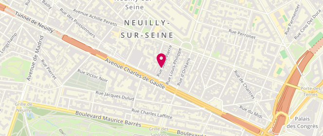 Plan de CREMER LEGMANN Fabienne, 10 Rue Saint Pierre, 92200 Neuilly-sur-Seine