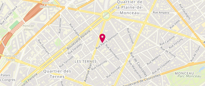 Plan de SEROR Jenny, 39 Rue Pierre Demours, 75017 Paris