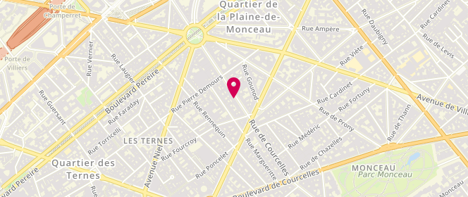 Plan de CHABAUD Annie, 111 Rue de Courcelles, 75017 Paris
