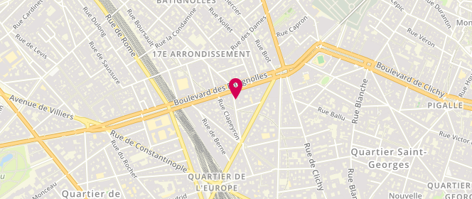 Plan de ROUSSEY Gérard, 36 Rue de Turin, 75008 Paris