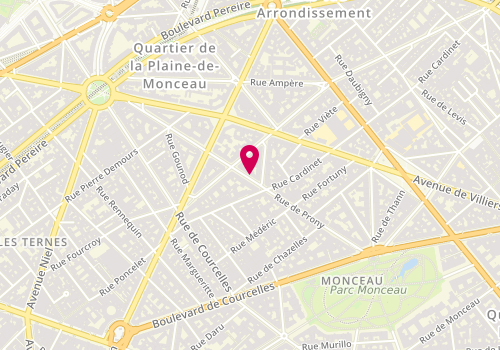 Plan de LAUNOIS-LANBA Catherine, 54 Rue de Prony, 75017 Paris