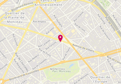 Plan de VIDAL Raoul, 33 Avenue de Villiers, 75017 Paris