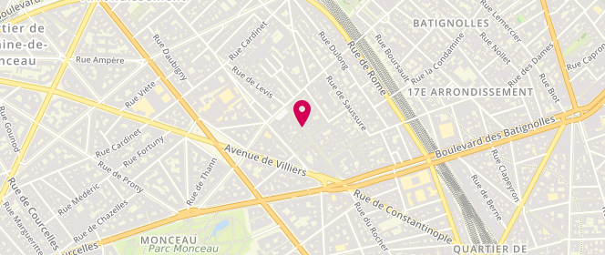 Plan de DENISTY Michel, 38 Rue de Lévis, 75017 Paris