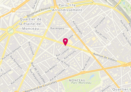 Plan de KRON Cédric, 57 Avenue de Villiers, 75017 Paris