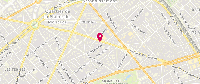 Plan de PEREZ Thierry, 53 Avenue de Villiers, 75017 Paris
