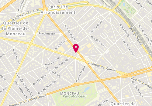 Plan de SAADA Delphine, 133 Boulevard Malesherbes, 75017 Paris