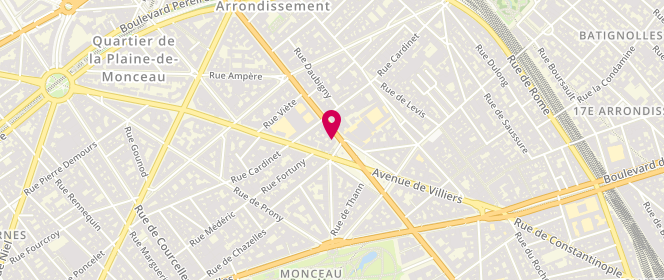 Plan de CHALLIER Lucile, 133 Boulevard Malesherbes, 75017 Paris