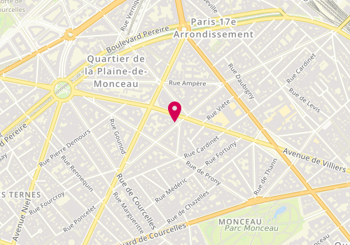 Plan de FREVA-GUEZ Chantal, 78 Rue Jouffroy d'Abbans, 75017 Paris