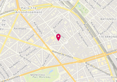 Plan de GRANIER Jean Paul, 27 Rue de Tocqueville, 75017 Paris