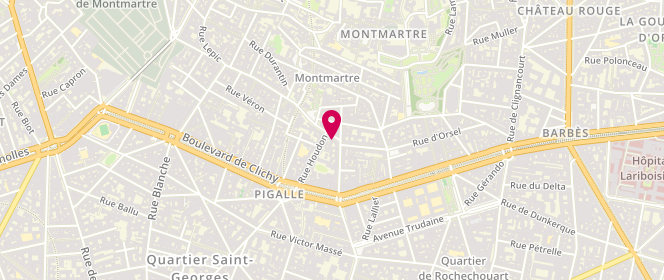 Plan de ADAM-TESSIER Antoine, 1 Bis Rue des Abbesses, 75018 Paris