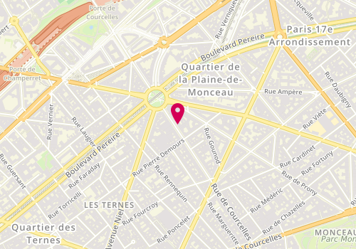 Plan de SALVATORE Ornella, 174 Rue de Courcelles, 75017 Paris