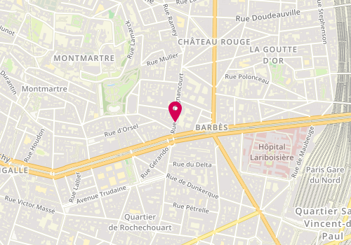 Plan de MALOT Eric, 6 Rue de Clignancourt, 75018 Paris