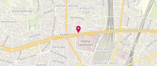 Plan de AKAR Pierre, 40 Rue de la Charbonniere, 75018 Paris