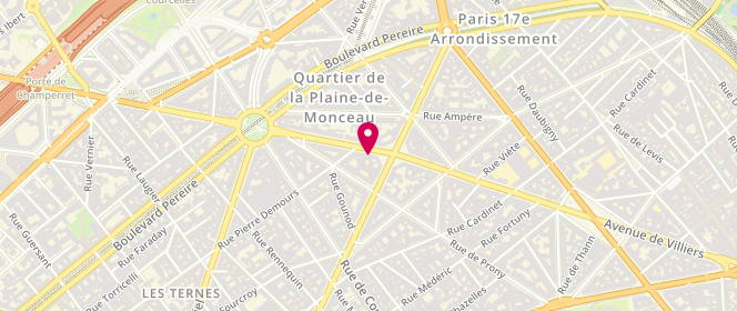 Plan de BENOUALID-BETTAN Aline, 89 Avenue de Villiers, 75017 Paris